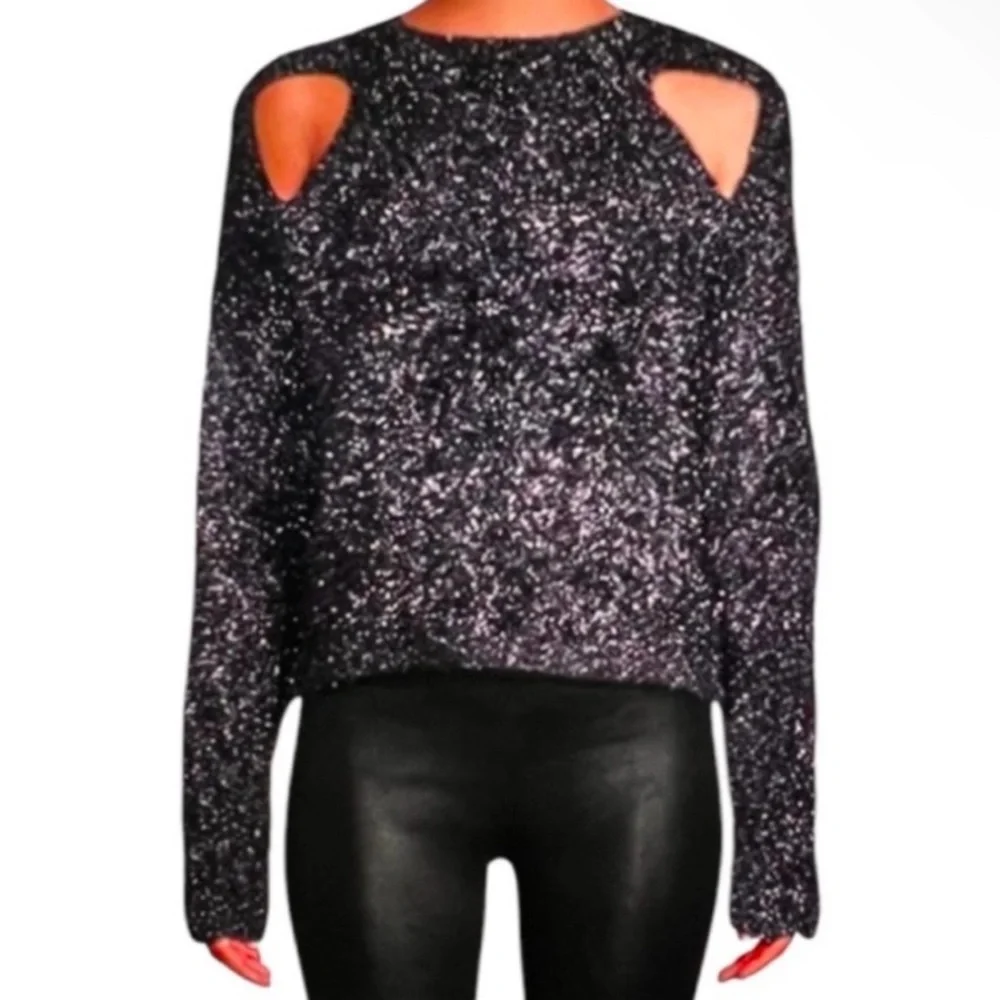 Authentic Alice McCall designer sparkly metallic sweater sz 6